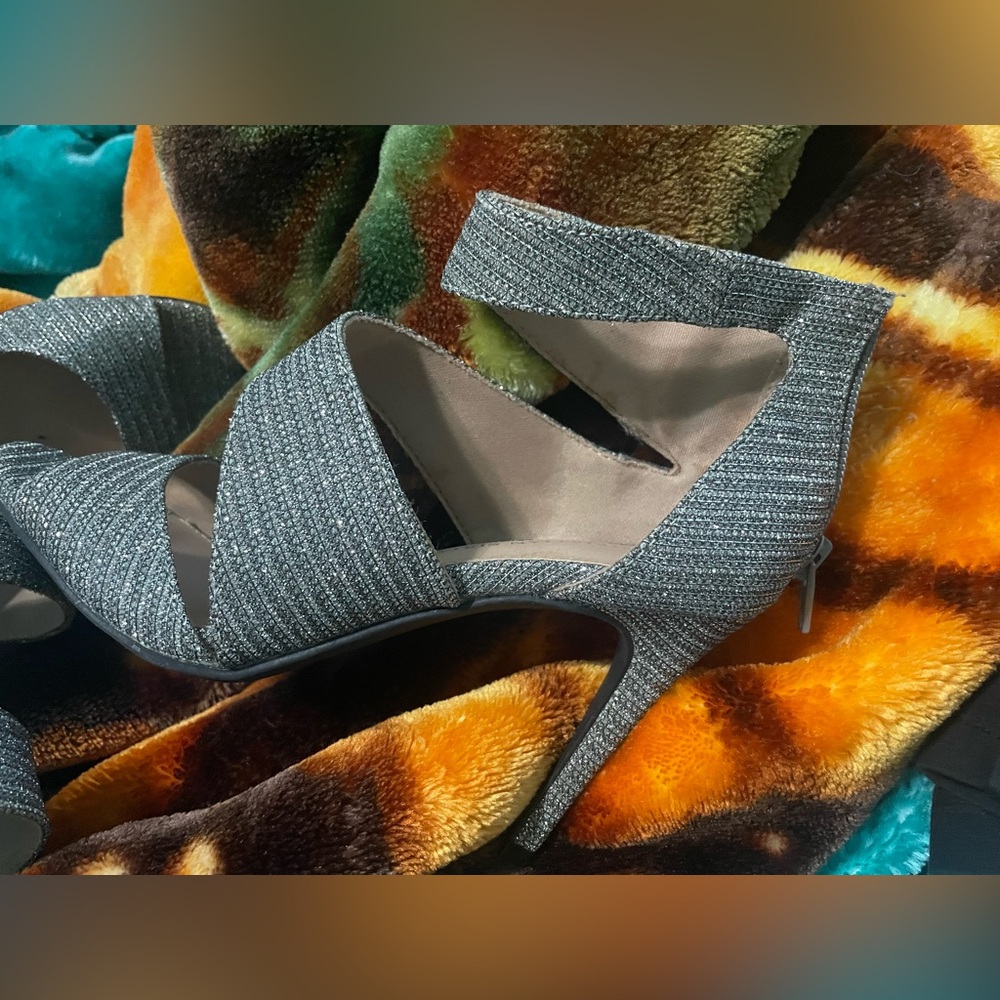 Christian Siriano sparkly heels